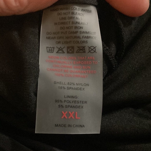 smismivo tummy-control halter one-piece swimsuit Size XXL - Picture 7 of 9